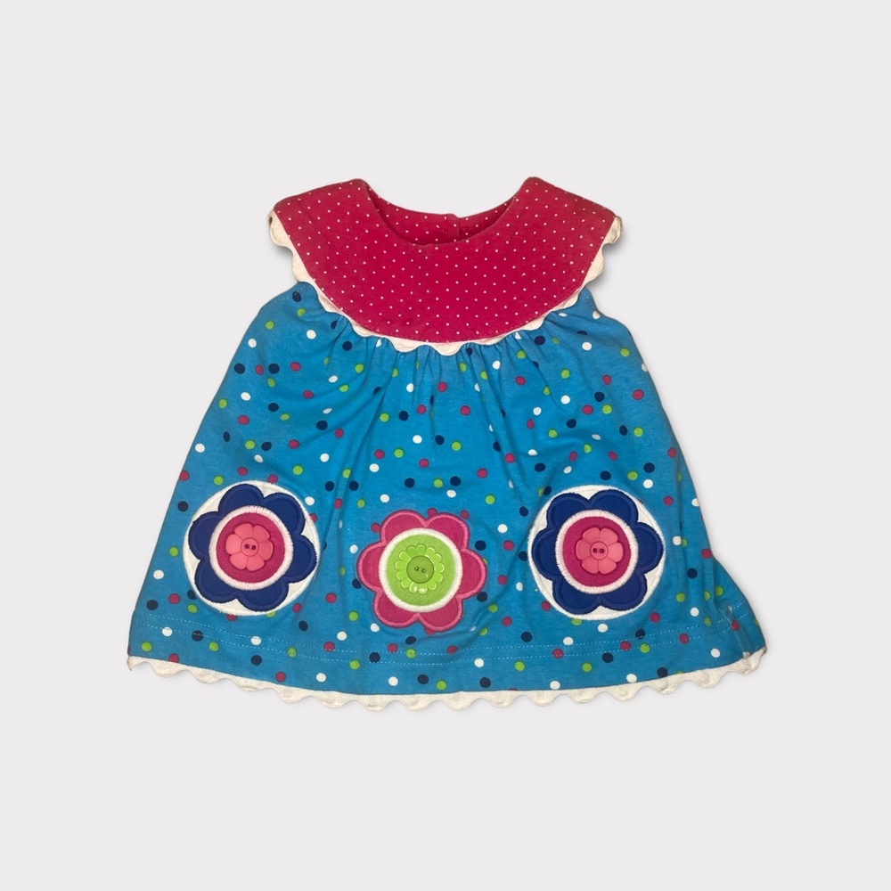 Molly & Millie Mixed Prints Button Top